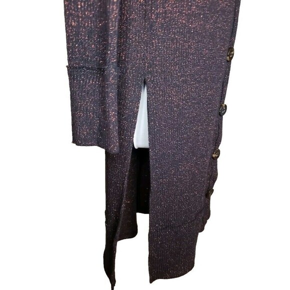 Free People We The Free Women’s (Size M) Sparkly Duster Cardigan Front Button - Picture 10 of 10